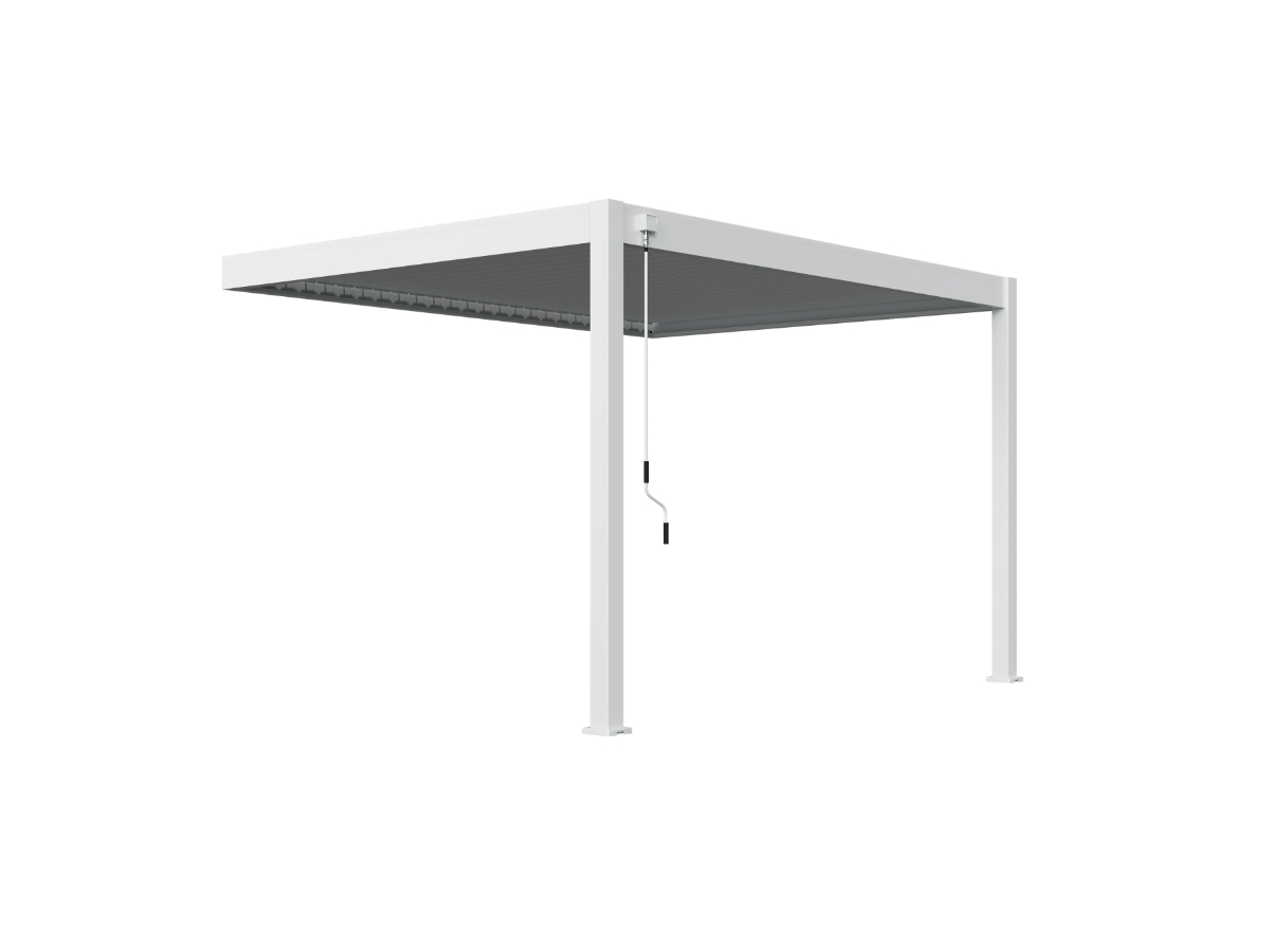 Orion Deluxe overkapping - Muurbevestiging - 300x360 cm - Wit